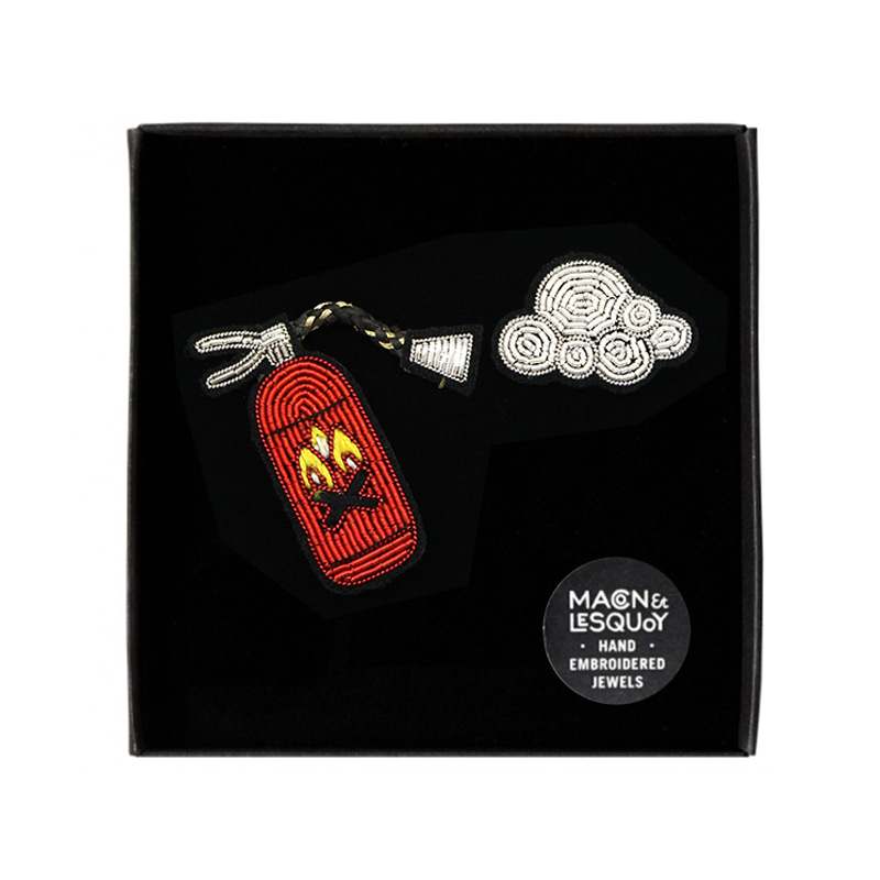M&amp;L Fire extinguisher Brooches