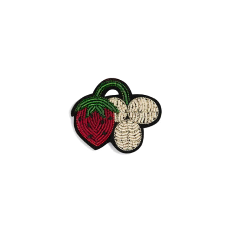 M&amp;L strawberry brooch