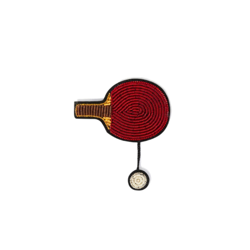 M&amp;L ping pong brooch