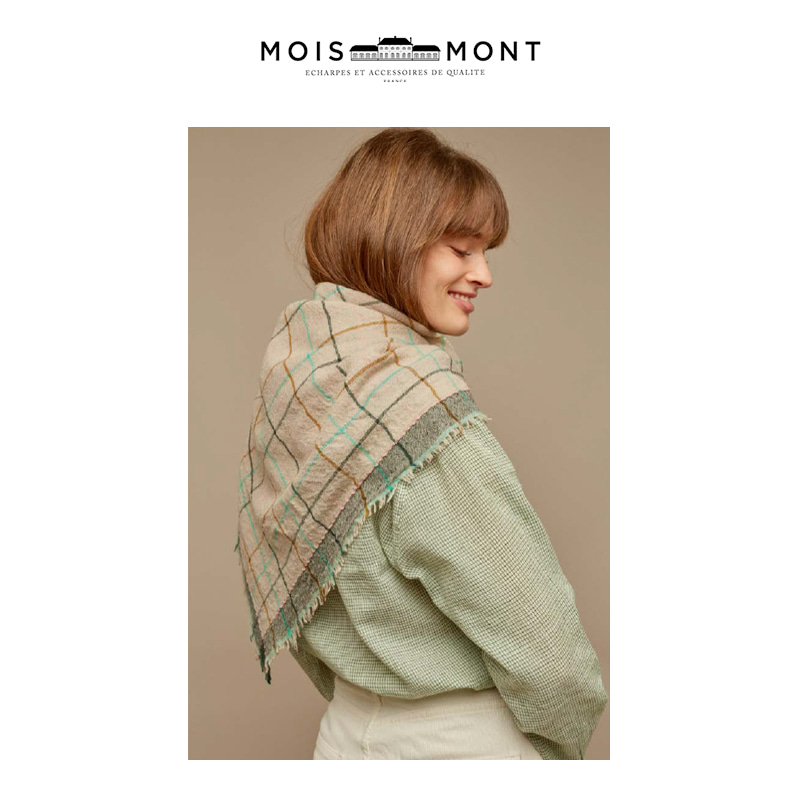 [Summer Sale] Moismont 533 green Scarf